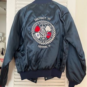 Vintage Nylon Bomber Jacket sz SM